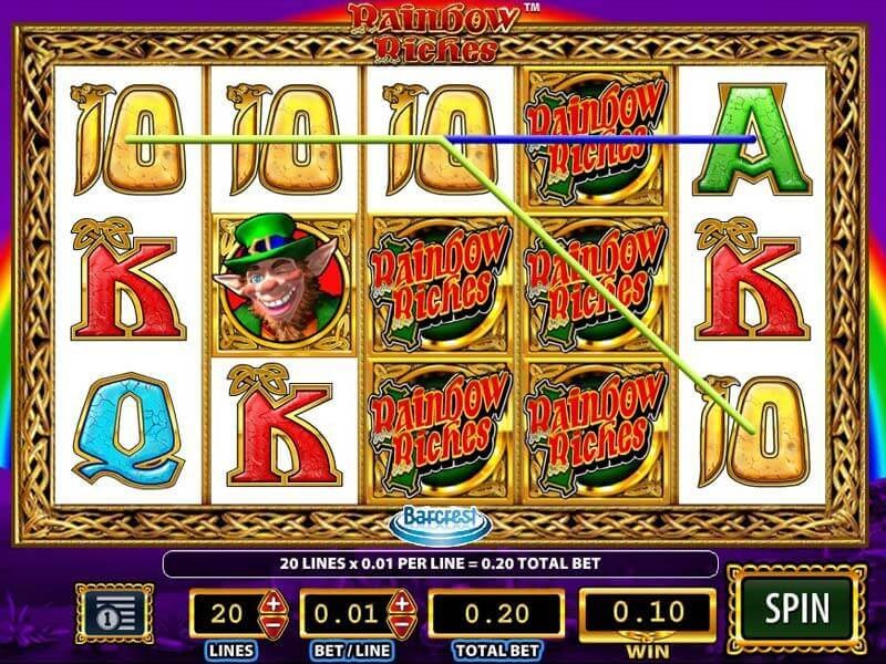 Rainbow Riches Pots of Gold Free Play